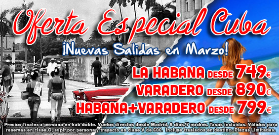 Nueva oferta Cuba
