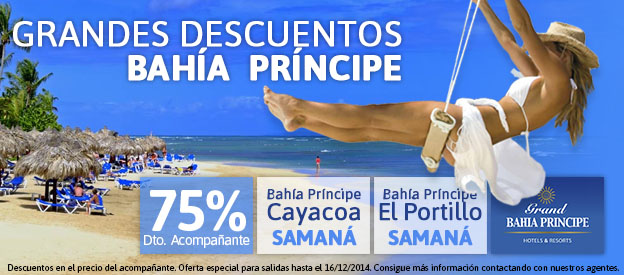 Oferta Bahía Príncipe Caribe