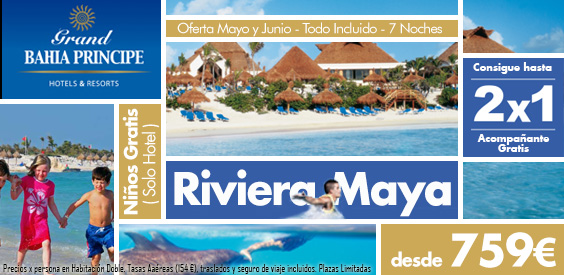 Salida Engaño levantar Promoción Riviera Maya Todo Incluido - Central de Vacaciones