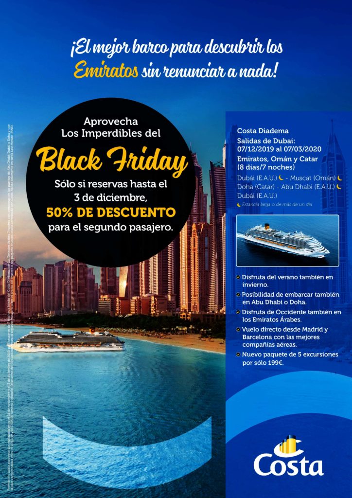 Black Friday, ofertas de viajes y vacaciones: Black Friday de MSC Cruceros