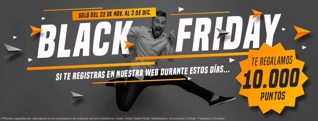 Black Friday, ofertas de viajes y vacaciones: Black Friday