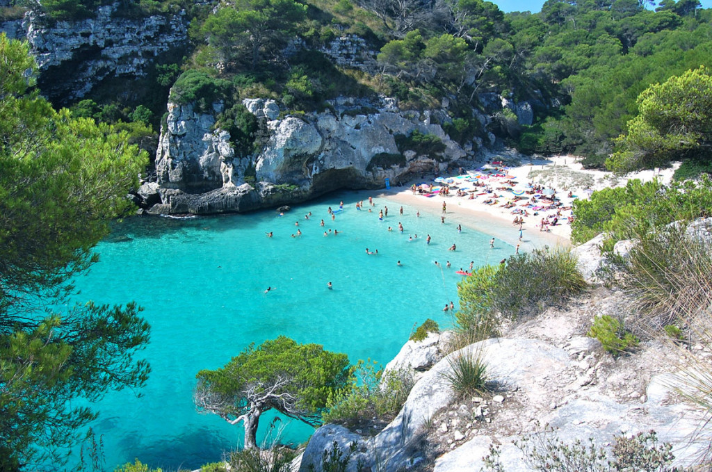 Top Playas más bonitas de España: Cala en Macarella