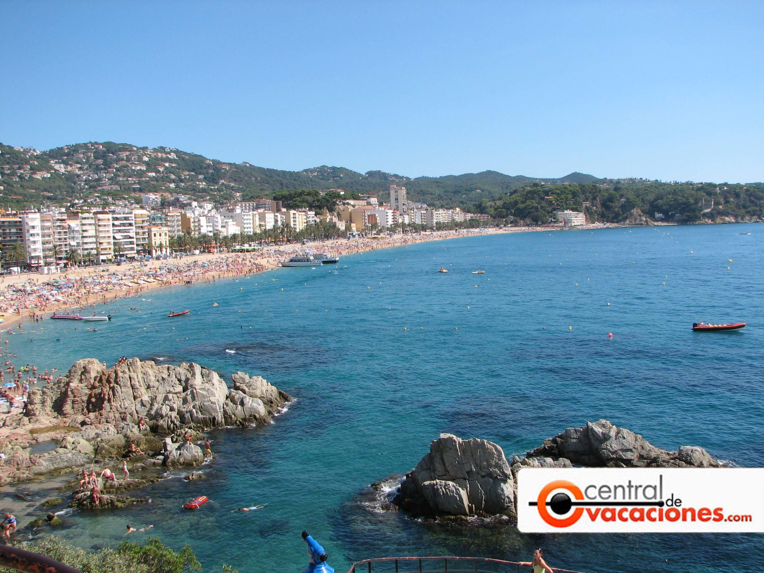 La Costa Brava española: Playa en la Costa Brava