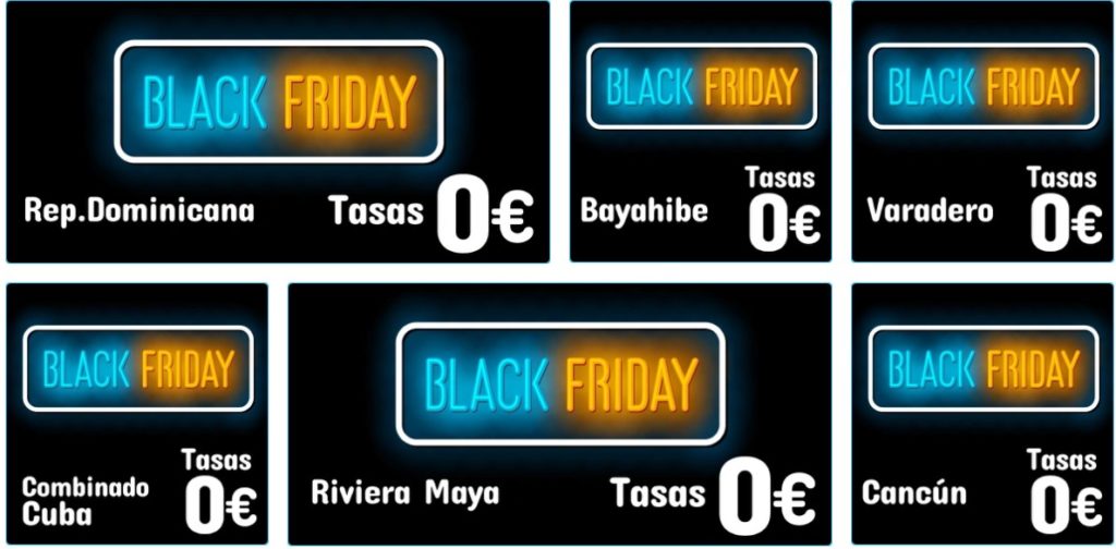 Black Friday, ofertas de viajes y vacaciones: Tasas a 0€