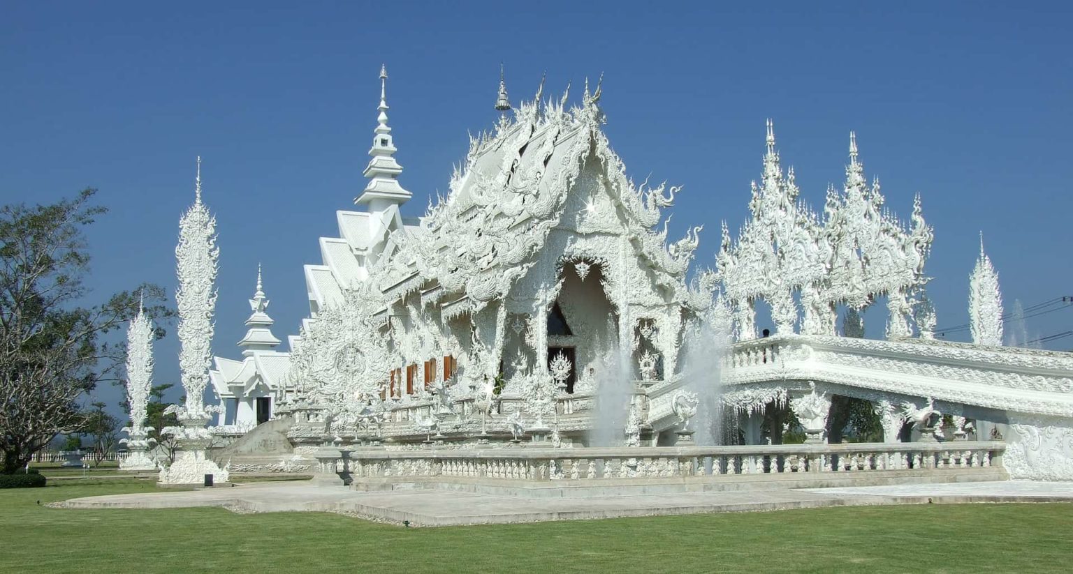 El sorprendente Templo Blanco de Tailandia: Templo blanco en Tailandia