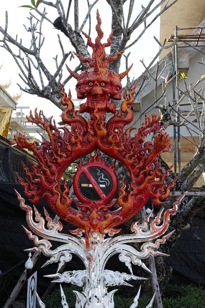 El sorprendente Templo Blanco de Tailandia:: Wat Rong Khun