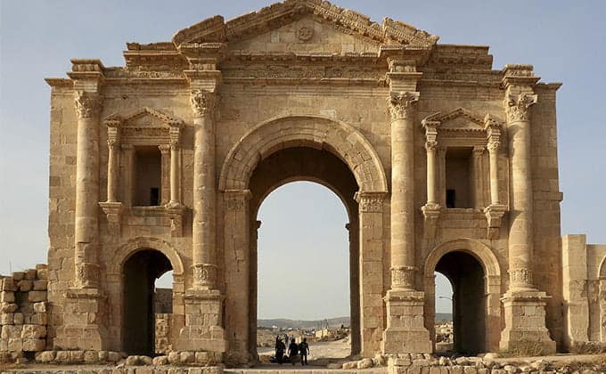 8 Lugares exóticos en Jordania: La ciudad romana de Jerash