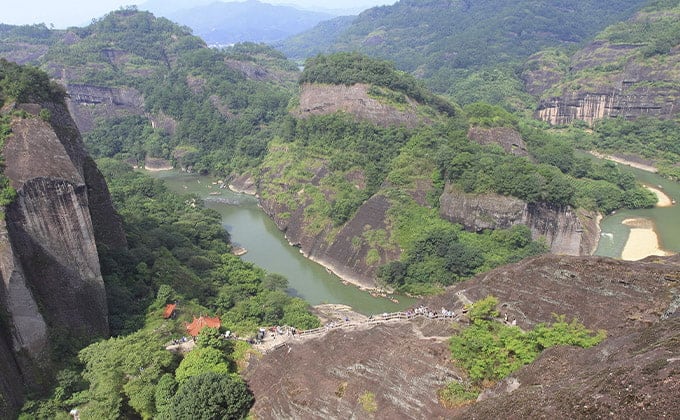 Lugares imprescindibles para visitar antes de morir: Paisaje en Gansu, China