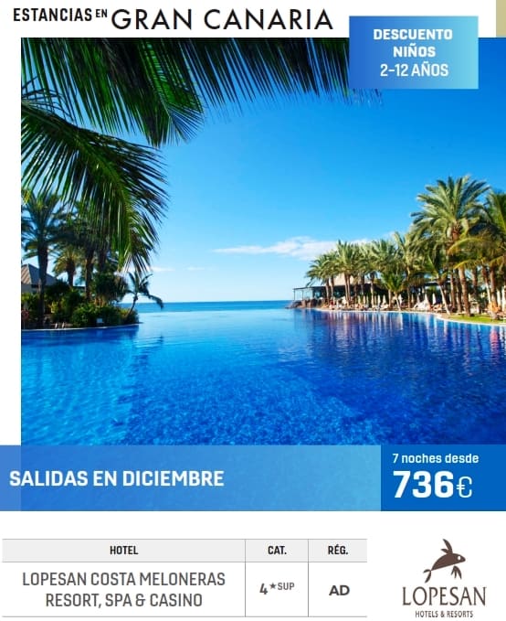 Las mejores ofertas en viajes a Canarias y Baleares: Ofertas de viajes a Gran Canaria