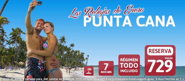 Ofertas Caribe Enero: Ya están aquí las Rebajas de Enero: Rebajas de Enero a Punta Cana