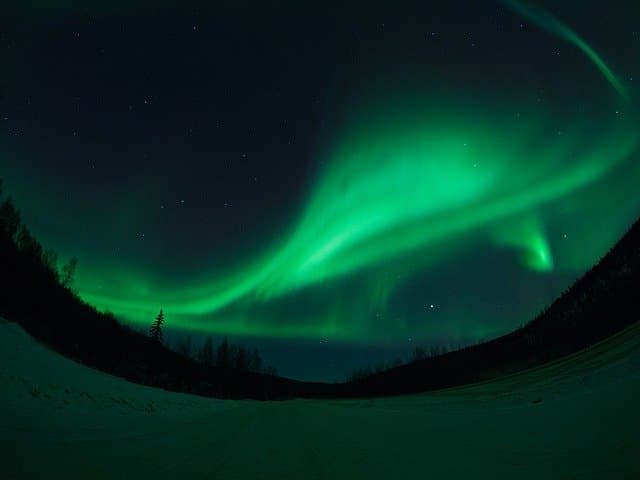 10 lugares en los que ver auroras boreales: Fairbanks, Alaska, Estados Unidos