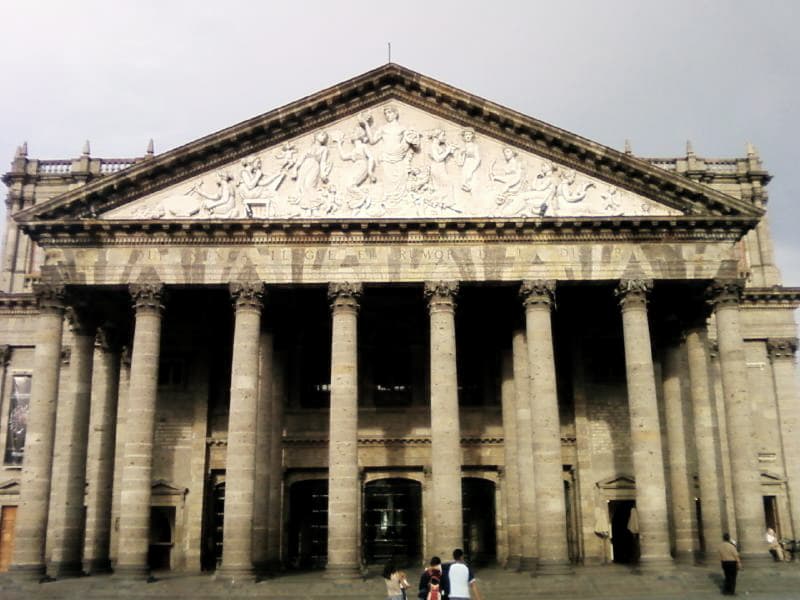 Lugares históricos emblemáticos de México: Teatro Degollado en Guadalajara