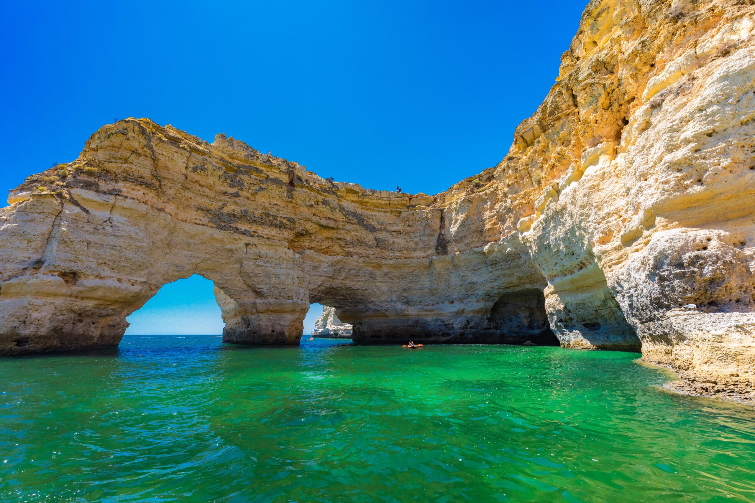 Vistas de praia da Marinha, Algarve